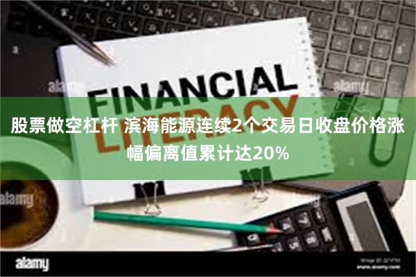 股票做空杠杆 滨海能源连续2个交易日收盘价格涨幅偏离值累计达20%