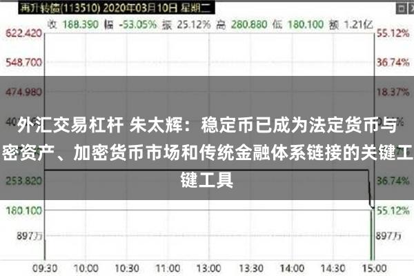 外汇交易杠杆 朱太辉：稳定币已成为法定货币与加密资产、加密货币市场和传统金融体系链接的关键工具